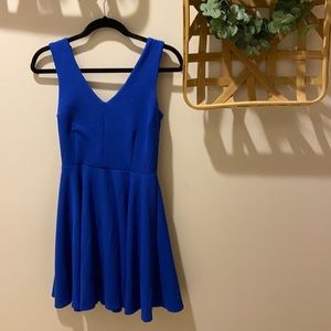 Royal blue dress